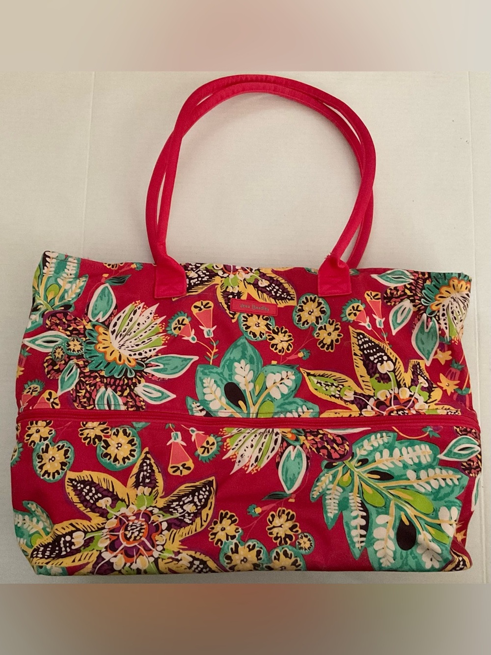 Vera Bradley Rumba Floral Expandable Tote Bag Multicolor